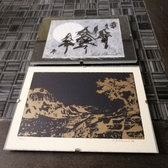 Holiday Pictures Set of Two, Vintage 1985 - Picture 8 of 8